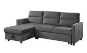 Ivy - Reversible Sleeper Sectional Sofa With Storage Chaise And Side Pocket - R&R Furniture Gallery (Fountain Valley, CA)