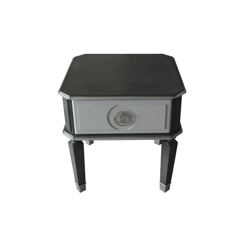 House Beatrice - End Table - Charcoal & Light Gray - R&R Furniture Gallery (Fountain Valley, CA)