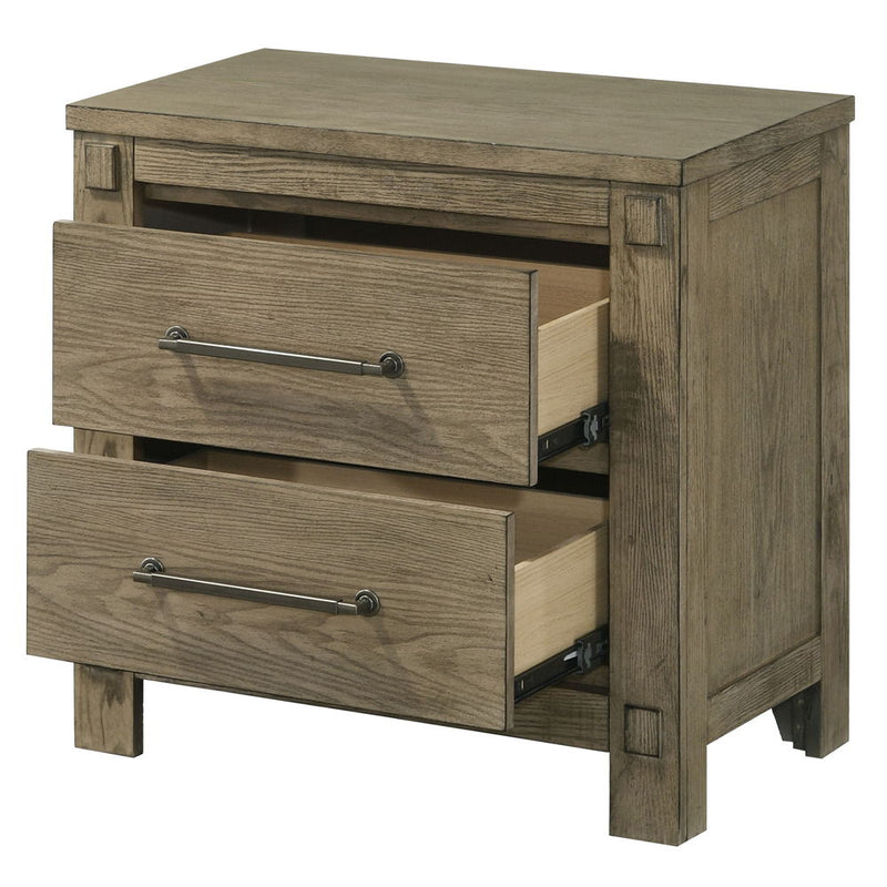 Colton - Nightstand - Antique White Oak - R&R Furniture Gallery (Fountain Valley, CA)