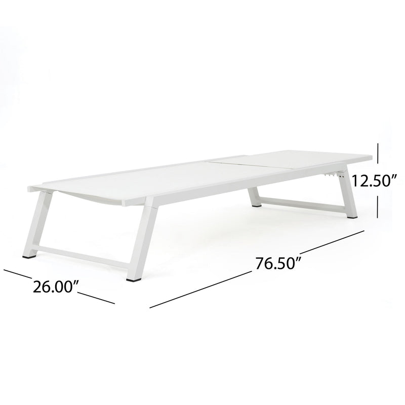 Myers - Modern Chaise Lounge Set With Adjustable Back - R&R Furniture Gallery (Fountain Valley, CA)