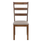 Dining Chair, Side, Upholstered For Dining Room, Transitional (Set of 2) - Beige - R&R Furniture Gallery (Fountain Valley, CA)
