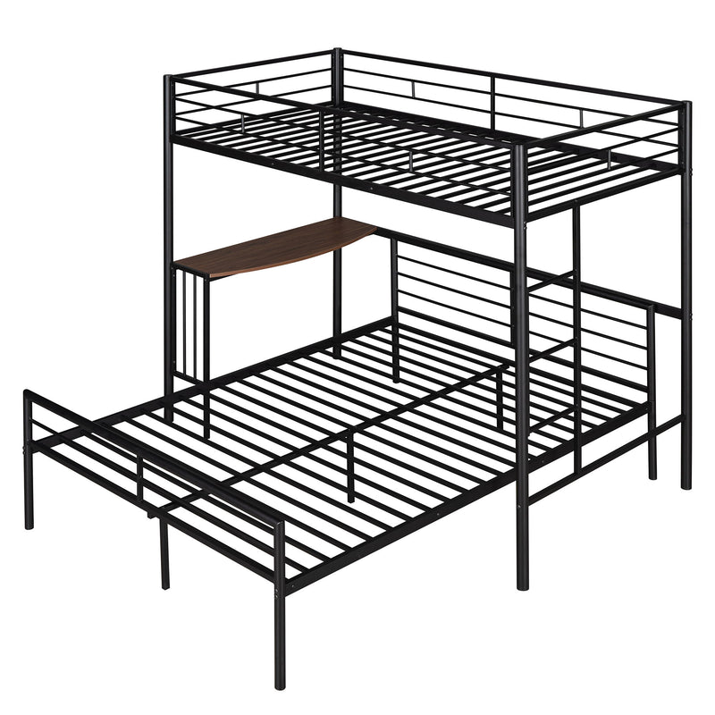 Bunk Bed With Desk, Ladder And Quality Slats For Bedroom - R&R Furniture Gallery (Fountain Valley, CA)