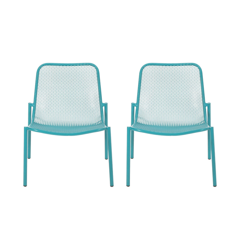Noble House outdoor iron arm chair with decorative design, featuring a sturdy frame and intricate metalwork for garden seating.