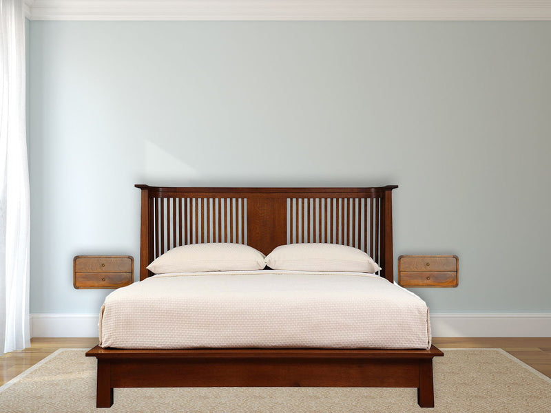 Curved Wall Mounted Bedside Nightstand - R&R Furniture Gallery (Fountain Valley, CA)