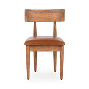 Alvaro - Leather Dining Chair (Set of 2) - Golden Wheat - R&R Furniture Gallery (Fountain Valley, CA)