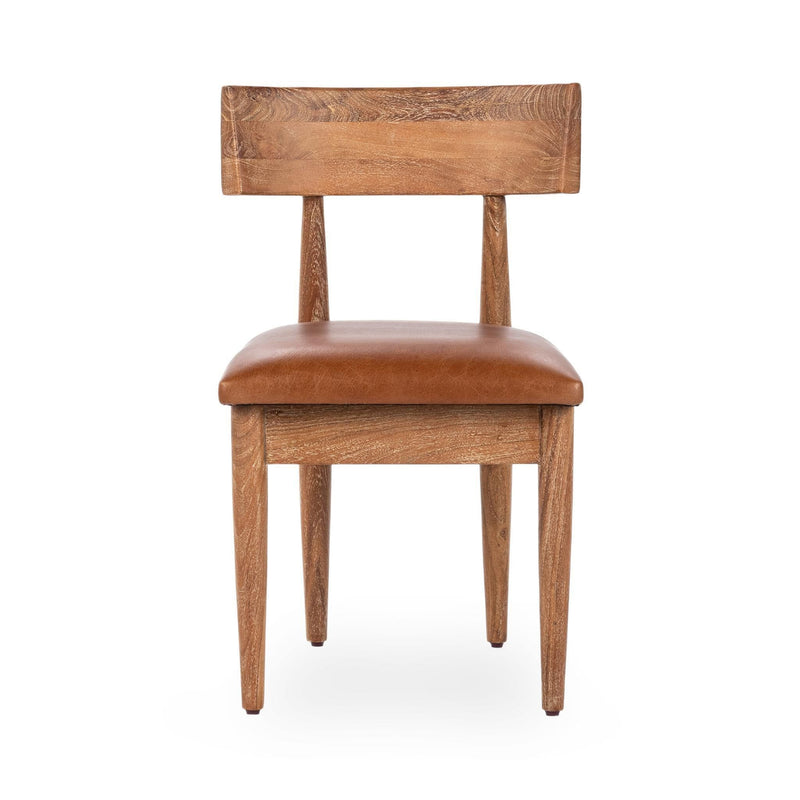 Alvaro - Leather Dining Chair (Set of 2) - Golden Wheat - R&R Furniture Gallery (Fountain Valley, CA)
