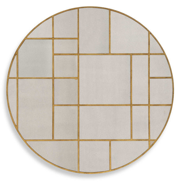 Geometric - Round Mirror