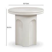 Cassandra - Indoor / Outdoor Concrete Round Table - R&R Furniture Gallery (Fountain Valley, CA)