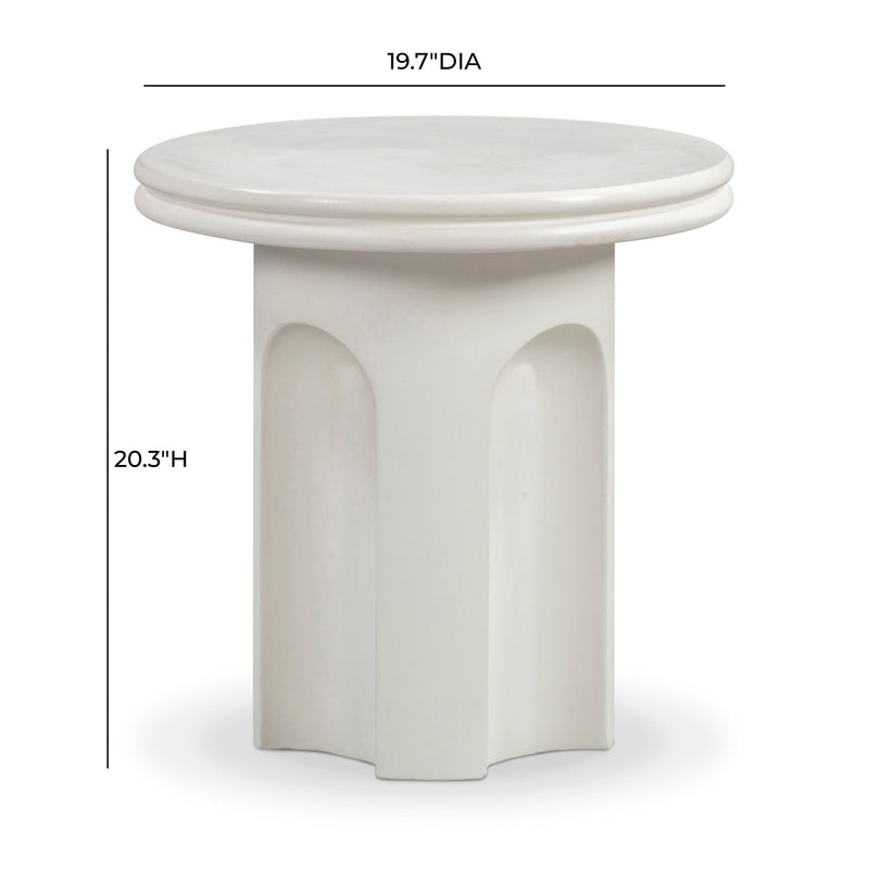 Cassandra - Indoor / Outdoor Concrete Round Table - R&R Furniture Gallery (Fountain Valley, CA)