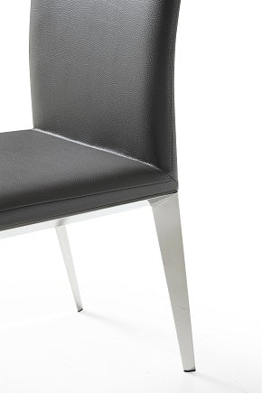 Taryn - Modern Dark Grey Dining Chair (Set of 2) — view 2
