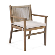 Outdoor Acacia Wood Patio Dining Armchair (Set of 2) - R&R Furniture Gallery (Fountain Valley, CA)