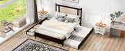 Platform Bed With 2 Big Drawers & Trundle - R&R Furniture Gallery (Fountain Valley, CA)