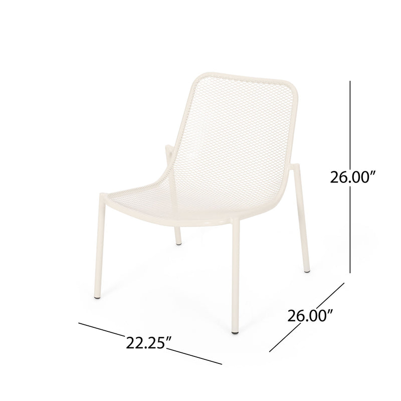 Kincaid - Stackable Iron Chair - R&R Furniture Gallery (Fountain Valley, CA)