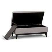 Oregon - Contemporary Storage Ottoman Bench With Tray - R&R Furniture Gallery (Fountain Valley, CA)