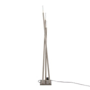 Lumi Source Nickel Icicle contemporary floor lamp with sleek, modern design and multiple glass icicle accents for stylish lighting.