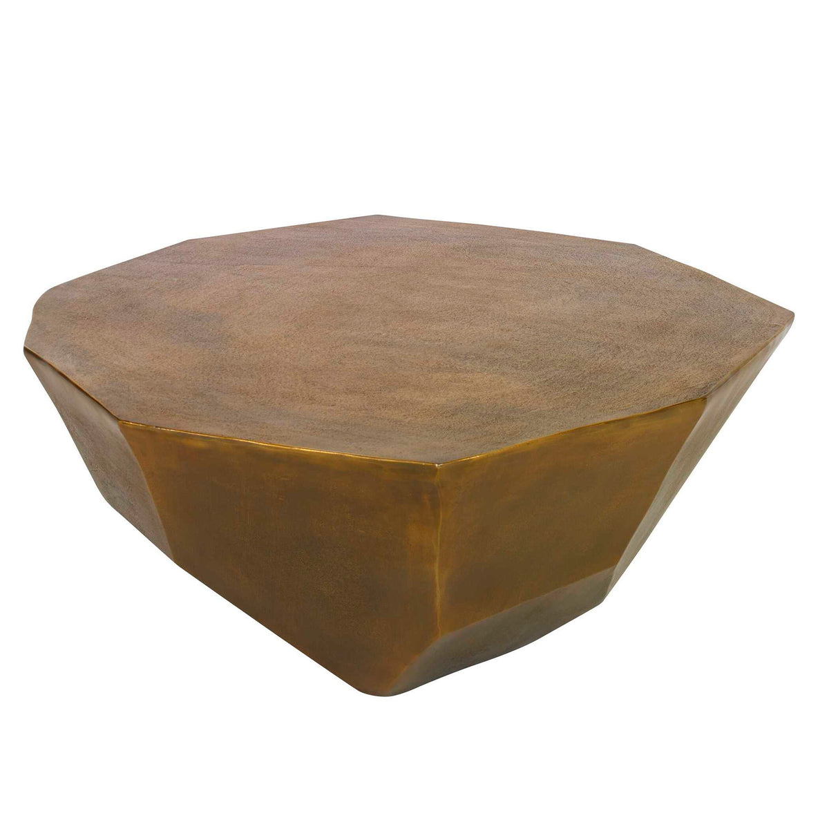 Cathenna - Large Coffee Table - Brass