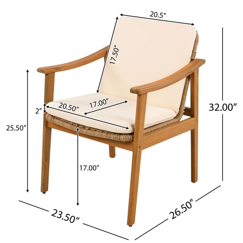Outdoor Dining Chairs (Set of 2) - R&R Furniture Gallery (Fountain Valley, CA)