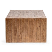 Classic Home Clayton coffee table with wooden surface and modern design for living room decor.