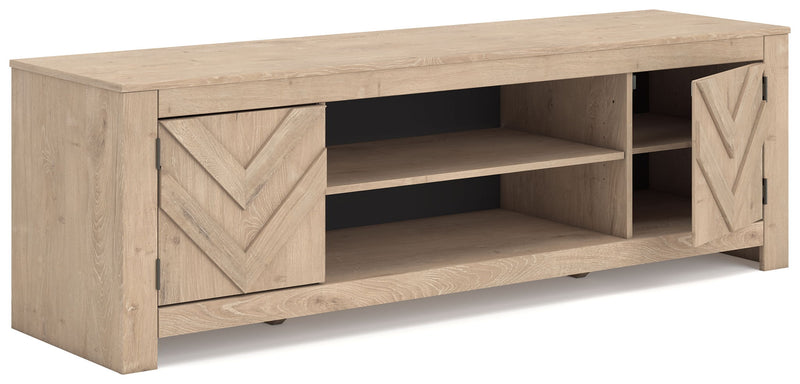 Cayboni - LG TV Stand With Fireplace Option - R&R Furniture Gallery (Fountain Valley, CA)