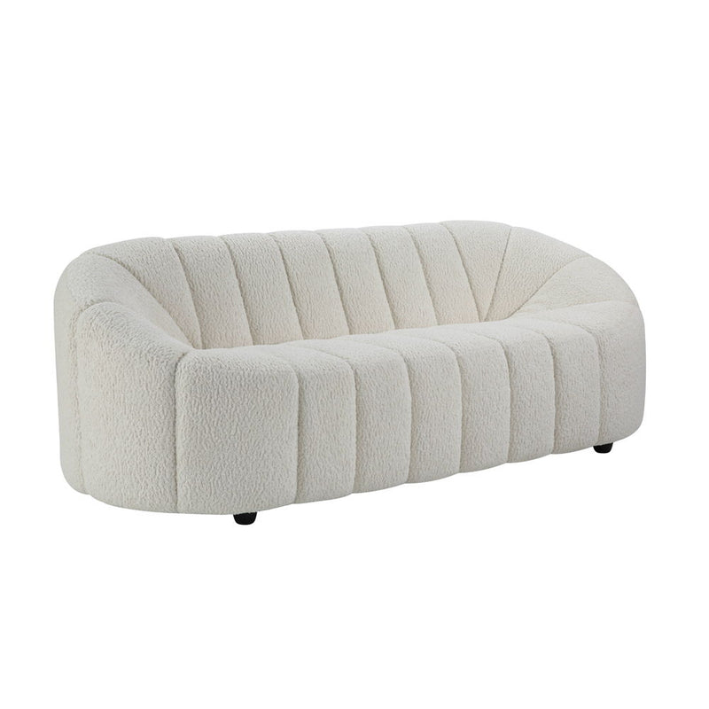Osmash - Sofa - White Teddy Sherpa - R&R Furniture Gallery (Fountain Valley, CA)