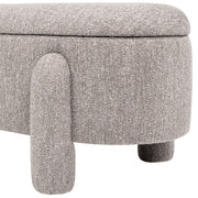 Hugo - Oval Fully Upholstered Storage Bench - R&R Furniture Gallery (Fountain Valley, CA)