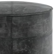 Connor - Handcrafted Round Pouf - R&R Furniture Gallery (Fountain Valley, CA)
