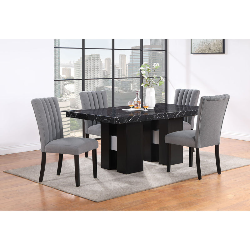 Jhoanna - Dining Table - Black - R&R Furniture Gallery (Fountain Valley, CA)