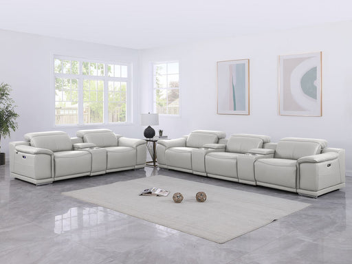 9762 - 8-Piece Modular Power Reclining Sofa And Console Loveseat Set With - R&R Furniture Gallery (Fountain Valley, CA)