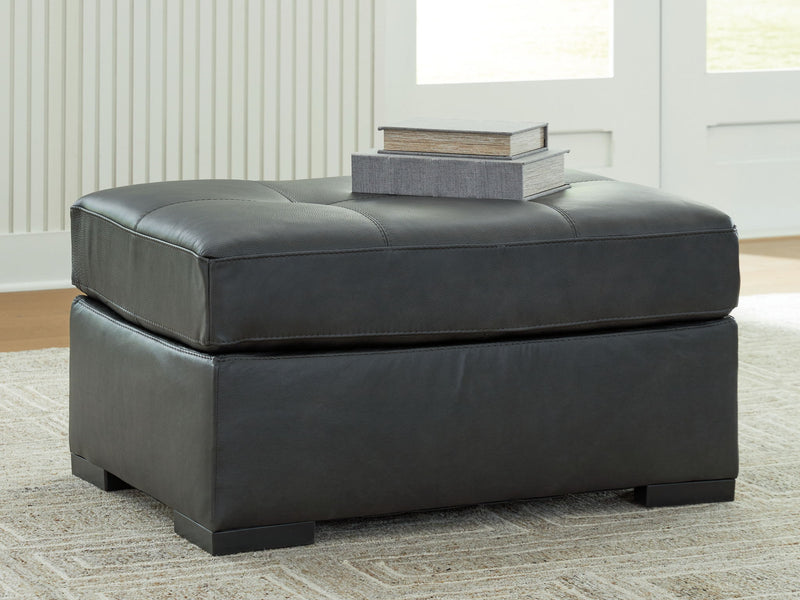 Brindley Pier - Oversized Accent Ottoman - Fog - R&R Furniture Gallery (Fountain Valley, CA)