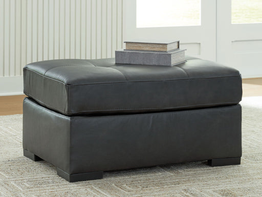 Brindley Pier - Oversized Accent Ottoman - Fog - R&R Furniture Gallery (Fountain Valley, CA)