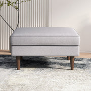 Amber - Square Upholstered Ottoman - R&R Furniture Gallery (Fountain Valley, CA)