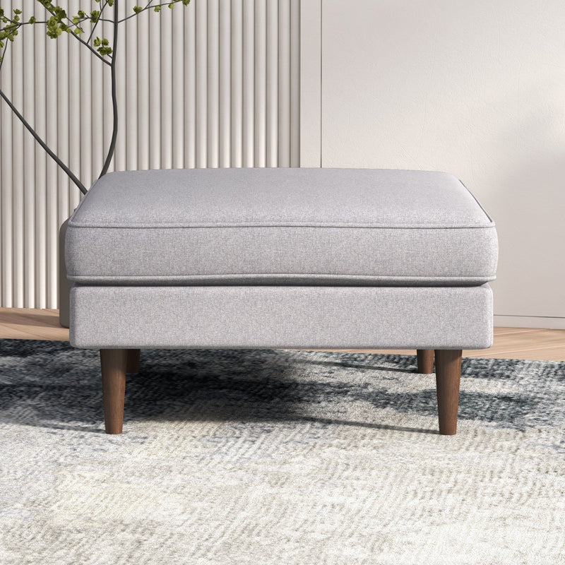 Amber - Square Upholstered Ottoman - R&R Furniture Gallery (Fountain Valley, CA)