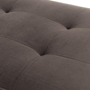 Signature Beds & Benches - Dahlia Velvet Accent Bench - Chocolate / Gold - R&R Furniture Gallery (Fountain Valley, CA)