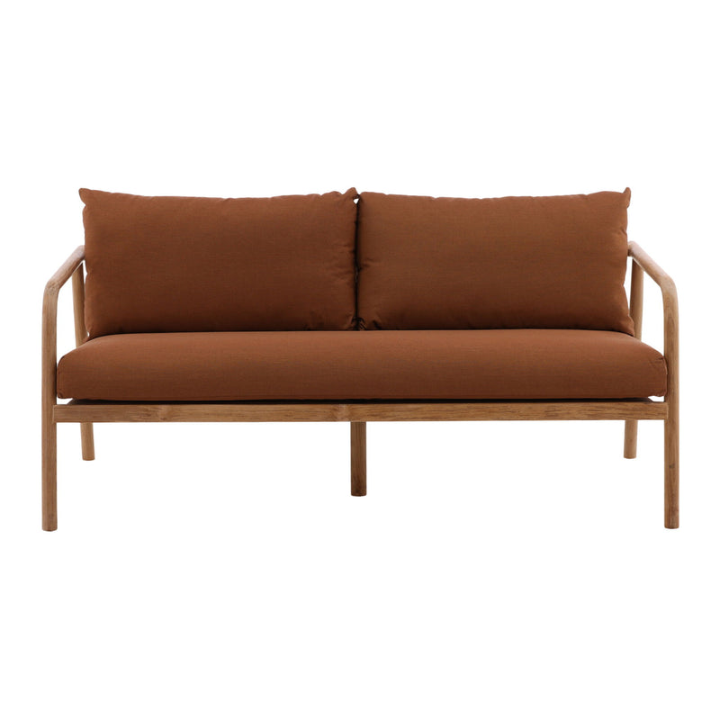 Aimee - Outdoor Sofa - Sienna And Natural