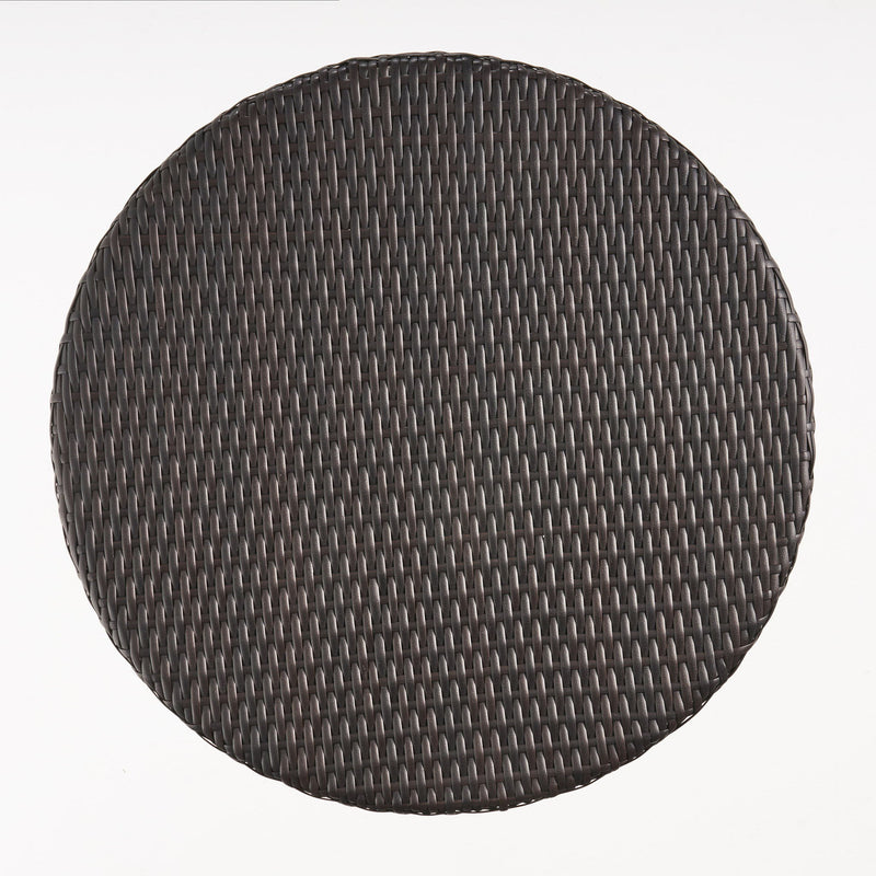 Outdoor Round Rattan Bar Table With Iron Frame - Multi Brown - R&R Furniture Gallery (Fountain Valley, CA)