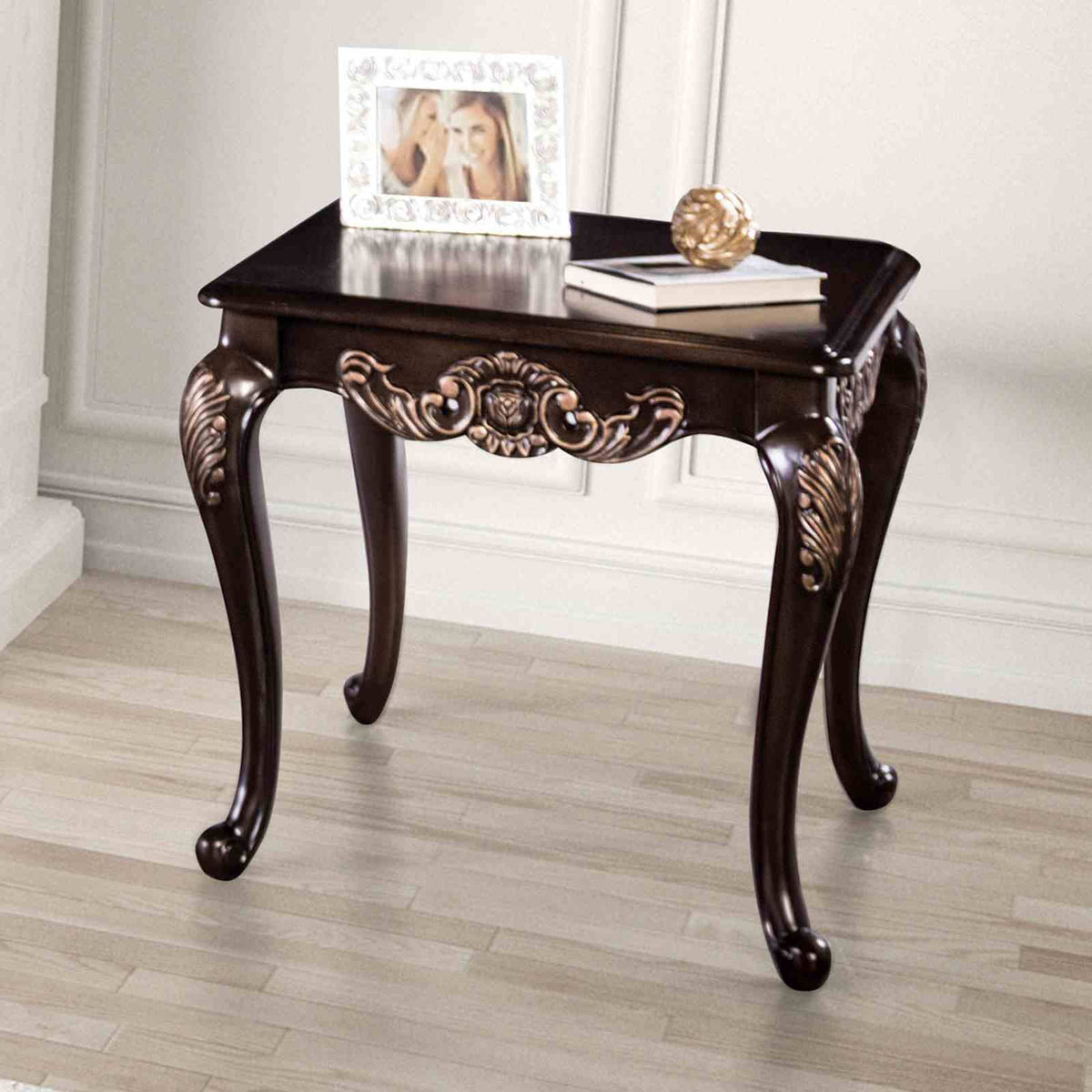 Tadcaster - End Table, Dark Cherry