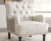 Tartonelle - Accent Chair - Ivory / Taupe - R&R Furniture Gallery (Fountain Valley, CA)