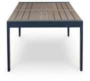 East Beach - Rectangular Dining Table With Umbrella Option - Blue - R&R Furniture Gallery (Fountain Valley, CA)