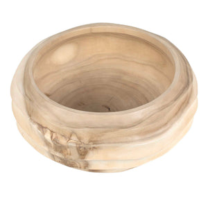 Waveform - Bleached Wood Bowl - Beige