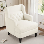 Upholstered Accent Chair Tufted Armchair For Living Room And Bedroom - R&R Furniture Gallery (Fountain Valley, CA)