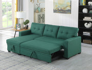 Upholstered Pull Out Sectional Sofa With Chaise - R&R Furniture Gallery (Fountain Valley, CA)