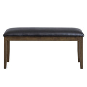 Damica - Bench - Brown / Walnut - R&R Furniture Gallery (Fountain Valley, CA)