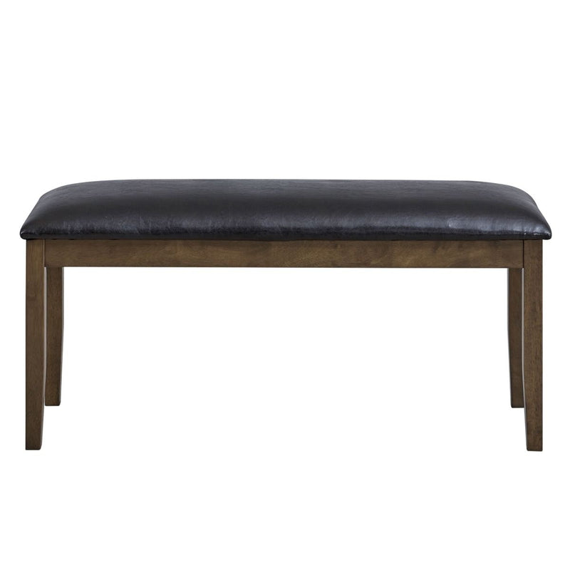 Damica - Bench - Brown / Walnut - R&R Furniture Gallery (Fountain Valley, CA)