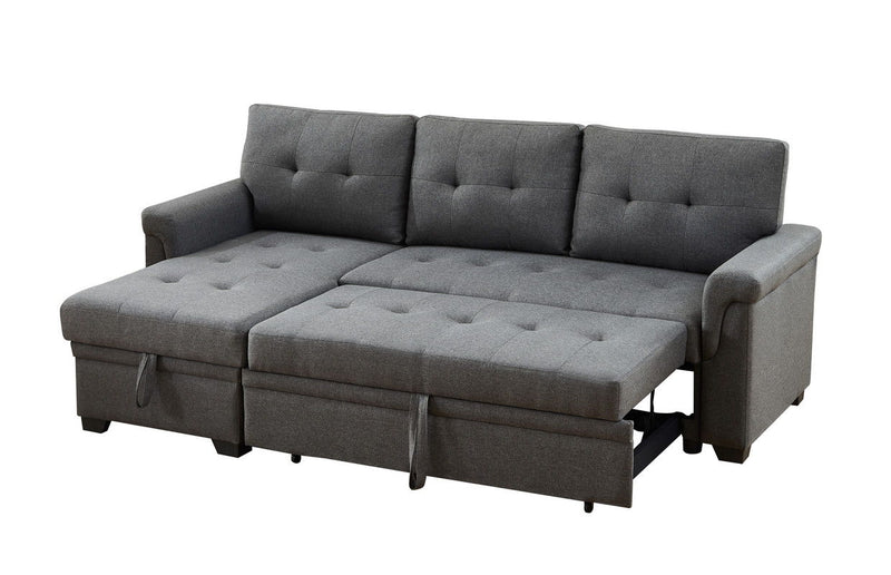 Sierra - Reversible Sleeper Sectional Sofa With Storage Chaise - R&R Furniture Gallery (Fountain Valley, CA)