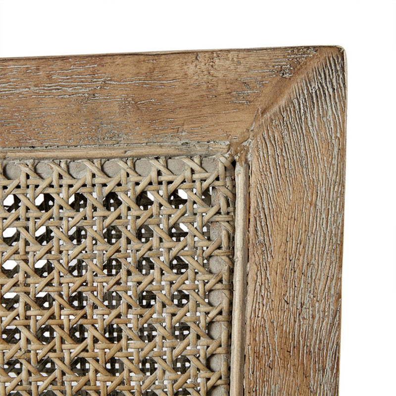 Cane Armchair With High Density Foam - Cream / Reclaimed Natural - R&R Furniture Gallery (Fountain Valley, CA)