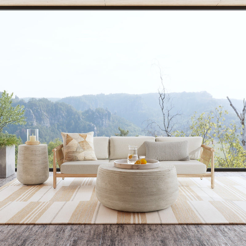 Leo - Outdoor Sofa - Taupe - R&R Furniture Gallery (Fountain Valley, CA)