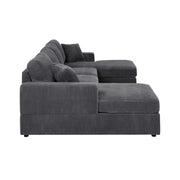 3 Piece Double Chaise Sectional Sofa - R&R Furniture Gallery (Fountain Valley, CA)