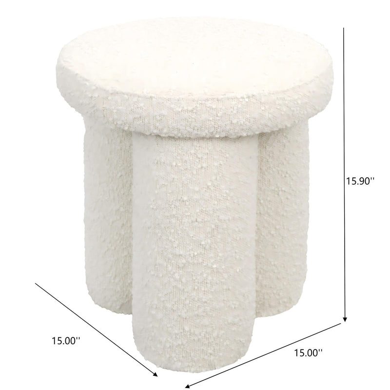 Wesley - Stool - Ivory - R&R Furniture Gallery (Fountain Valley, CA)