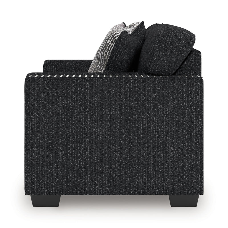 Jasmine Peaks - Loveseat - Coal - R&R Furniture Gallery (Fountain Valley, CA)