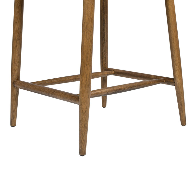 Locke - Modern Upholstered Counter Stool With Frame - Salt / Pepper - R&R Furniture Gallery (Fountain Valley, CA)